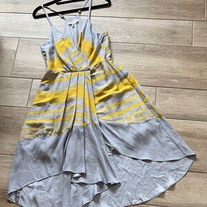 BCBG Flowy Hankerchief Dress SMALL Spaghetti Straps